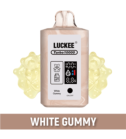 luckee turbo 10000 whlte gummy