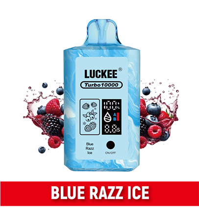 luckee turbo 10000 blue razz ice
