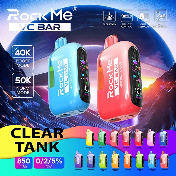 ROCKME VC BAR 50K PUFFS DISPOSABLE VAPE FLAVORES