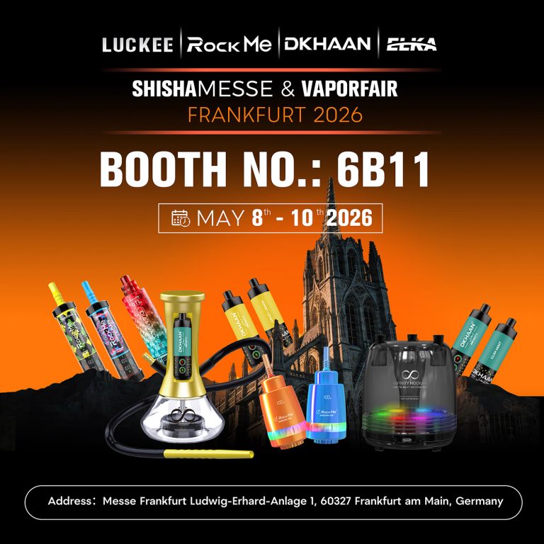 Meet ROCKME at ShishaMesse & VaporFair Frankfurt 2026