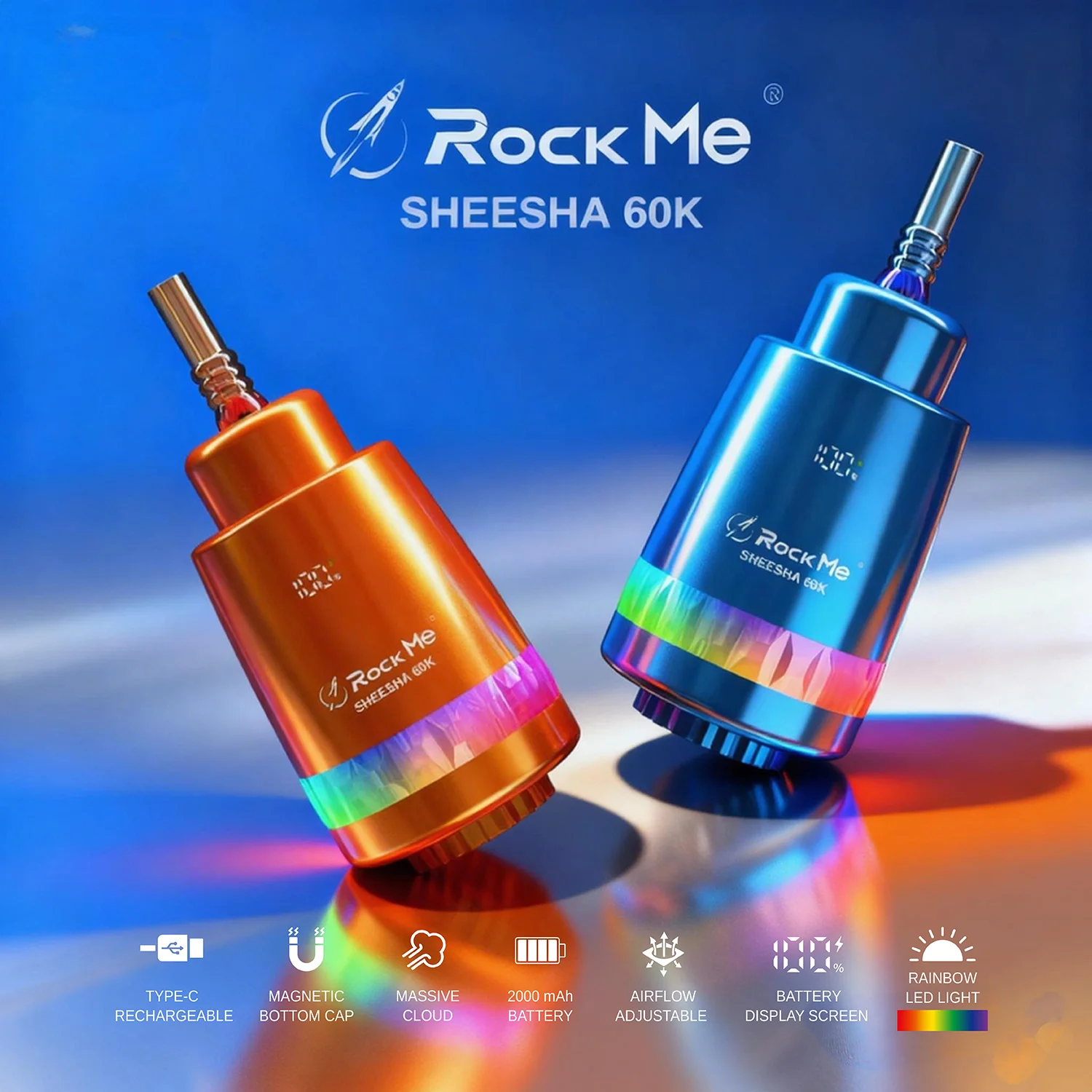 Best 60000 Puff Vape in 2026: Why ROCKME SHEESHA 60K Leads the Market