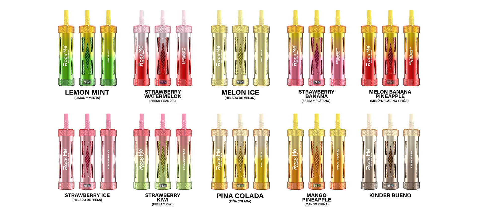 sheesha max flavors list