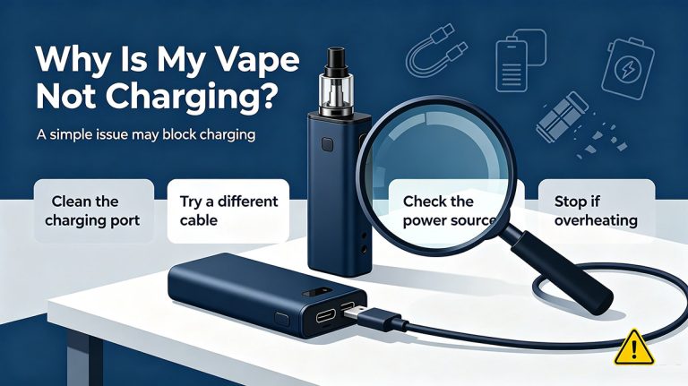 Why Is My Vape Not Charging? Common Causes and Solutions
