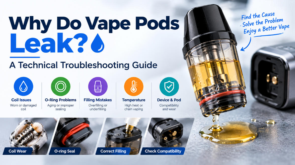 Why Do Vape Pods Leak? A Technical Troubleshooting Guide